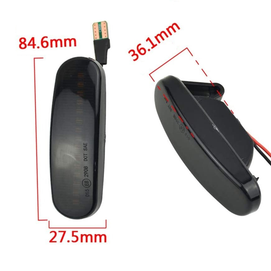 FIAT STILO,PUNTO 2,GRANDE PUNTO,PANDA LED DYNAMIC MIGAVAC KRILA